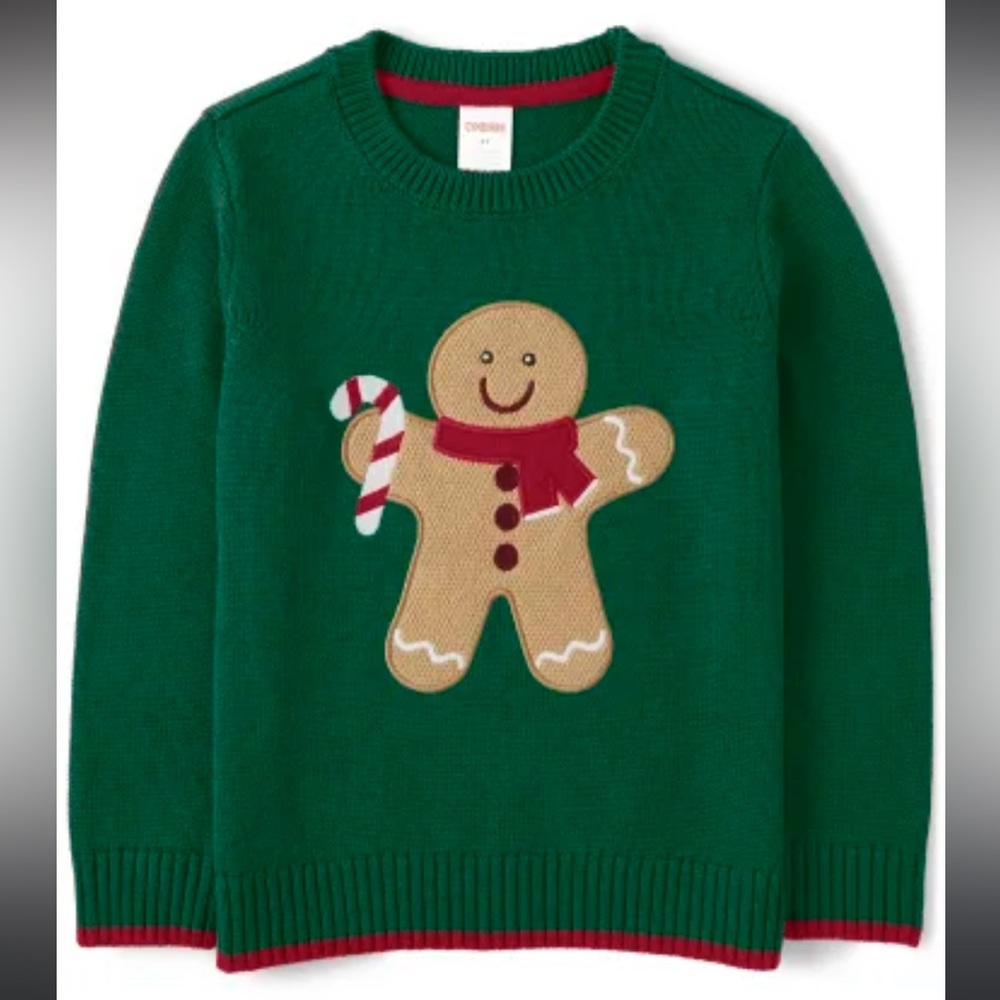 Boys Intarsia Gingerbread Sweater - Ho Ho Ho - Noble Forest